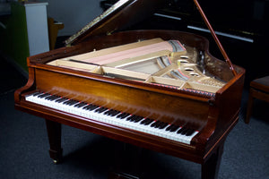 STEINWAY & SONS Model O Grand Piano In Satin East Indian Rosewood Finish