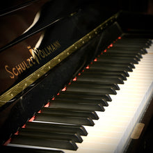 Load image into Gallery viewer, Schulze Pollmann S115 Upright Piano in High Gloss Black cabinetry