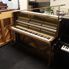 Load image into Gallery viewer, Schimmel 120J Centennial Upright Piano in German Walnut Cabinet