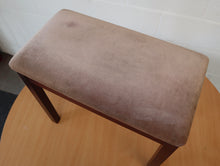 Load image into Gallery viewer, Mahogany Modern Piano Stool with Storage