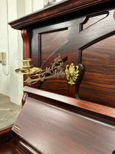 Load image into Gallery viewer, Ritmüller Upright Piano in Ornate Rosewood Cabinetry With Decorative Inlay
