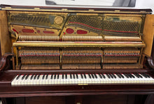 Load image into Gallery viewer, Ritmüller Upright Piano in Ornate Rosewood Cabinetry With Decorative Inlay