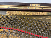 Load image into Gallery viewer, Ritmüller Upright Piano in Ornate Rosewood Cabinetry With Decorative Inlay