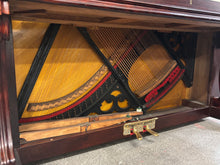 Load image into Gallery viewer, Ritmüller Upright Piano in Ornate Rosewood Cabinetry With Decorative Inlay