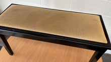 Load image into Gallery viewer, Matt black piano stool with storage