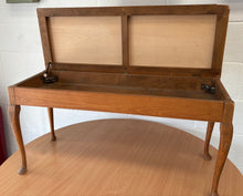 Load image into Gallery viewer, Antique German Walnut piano stool with storage
