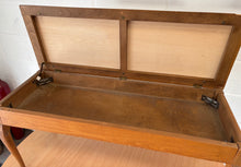Load image into Gallery viewer, Antique German Walnut piano stool with storage