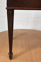 Load image into Gallery viewer, Antique Rosewood Piano Stool with Empire Fluted Legs