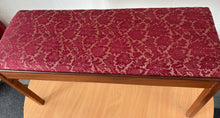Load image into Gallery viewer, Mid Century piano stool with storage