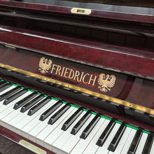 Load image into Gallery viewer, Friedrich F102 Upright Piano in Plum Mahogany