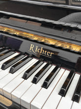 Load image into Gallery viewer, Richter Upright Piano in Black High Gloss