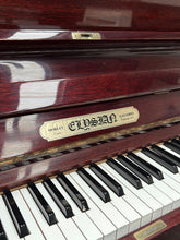 Load image into Gallery viewer, Elysian U121 Upright Piano in Plum Mahogany Cabinetry