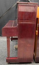 Load image into Gallery viewer, Elysian U121 Upright Piano in Plum Mahogany Cabinetry