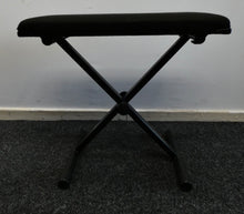 Load image into Gallery viewer, Black Metal Frame Height Adjustable Piano Stool