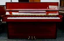Load image into Gallery viewer, Schumann Upright Piano in polished Mahogany Cabinet