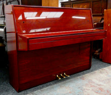 Load image into Gallery viewer, Schumann Upright Piano in polished Mahogany Cabinet