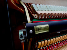 Load image into Gallery viewer, Schumann Upright Piano in polished Mahogany Cabinet