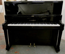 Load image into Gallery viewer, Kawai K48 Upright Piano with Grand Style Front, in Black High Gloss