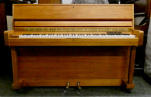 Load image into Gallery viewer, Danemann studio upright piano in bleached English Oak finish