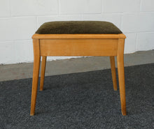 Load image into Gallery viewer, Mid Century Maple Piano Stool with Storage