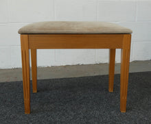 Load image into Gallery viewer, Mid Century Teak Piano Stool with Storage