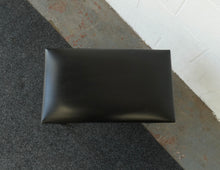 Load image into Gallery viewer, Mid Century Black Piano Stool with Storage and Black Leather Top