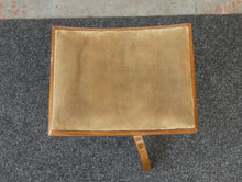 Load image into Gallery viewer, Mid Century German Walnut Piano Height Adjustable Piano Stool