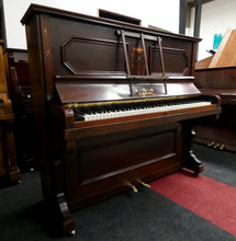 Load image into Gallery viewer, Ajello & Sons Upright Piano in Mahogany With Inlay