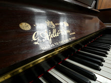 Load image into Gallery viewer, Ajello & Sons Upright Piano in Mahogany With Inlay