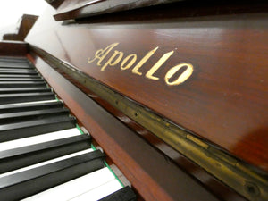 Apollo By Toyo Model 1 Upright Piano in Mahogany Finish With Practice Pedal