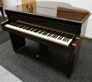 B. Squire Antique Art Deco Baby Grand Piano in Mahogany Finish