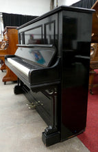 Load image into Gallery viewer, Bechstein Model IV Upright Piano in Ebonised Cabinetry With Inlay