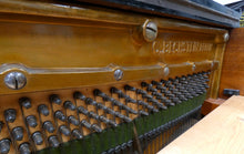 Load image into Gallery viewer, Bechstein Model IV Upright Piano in Ebonised Cabinetry With Inlay