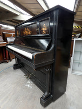 Load image into Gallery viewer, Bechstein Model IV Upright Piano in Ebonised Cabinetry With Inlay