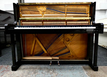 Load image into Gallery viewer, Blüthner Model A Upright Piano in Black High Gloss Finish