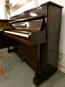 Blüthner Antique Style 1A Upright Piano in Flame Mahogany Cabinetry