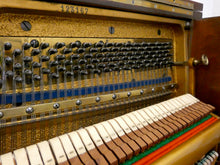 Load image into Gallery viewer, Blüthner Model D Upright Piano in Flame Mahogany Cabinet