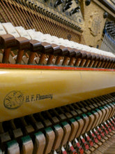 Load image into Gallery viewer, Blüthner Model D Upright Piano in Flame Mahogany Cabinet