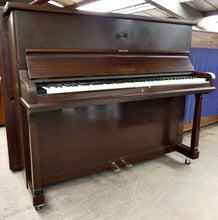 Load image into Gallery viewer, Challen Upright Piano in Mahogany With Carved Decoration