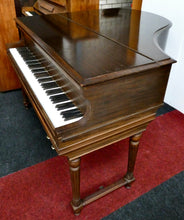 Load image into Gallery viewer, George Rogers & Sons Model 1800 Baby Grand Piano in Flame Mahogany Cabinet