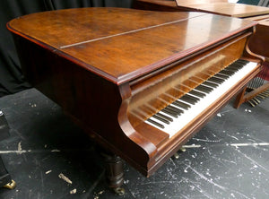 FULLY RESTORED Julius Kreutzbach Antique Baby Grand Piano in Rosewood Cabinetry