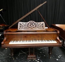 Load image into Gallery viewer, FULLY RESTORED Julius Kreutzbach Antique Baby Grand Piano in Rosewood Cabinetry