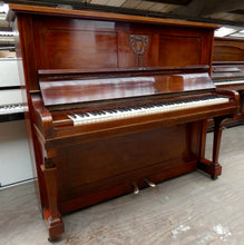 Load image into Gallery viewer, Richard Lipp & Sohn Upright Piano in Carved Rosewood Cabinetry