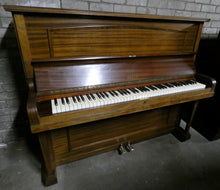 Load image into Gallery viewer, Steck Antique Upright Piano in Mahogany Cabinet