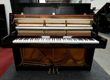 Load image into Gallery viewer, Yamaha C110A Upright Piano in Black High Gloss Cabinetry