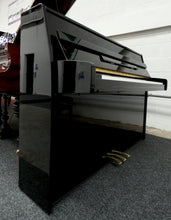 Load image into Gallery viewer, Yamaha E110N Upright Piano in Black High Gloss Cabinetry