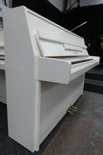 Load image into Gallery viewer, Yamaha M108N Studio Upright Piano in White Gloss Finish