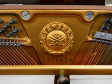 Load image into Gallery viewer, Yamaha M5J Studio Upright Piano in High Gloss Mahogany Finish