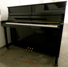 Load image into Gallery viewer, Bechstein Classic 118 Upright Piano in Black High Gloss Cabinet
