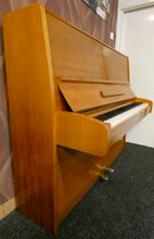 Load image into Gallery viewer, Bechstein Model 8 Upright Piano in Sycamore with Grand Piano Style Lid